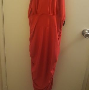 Red convertible dress